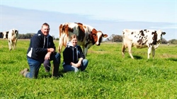 Dairy farming still viable for those who give a 'red hot crack' at it