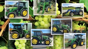 Many tractors offered as part of big wine company's online sell-off