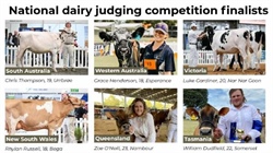 Top young dairy judges named for national final at Royal Adelaide Show