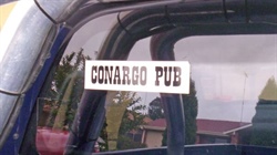 The iconic sticker which launched a bush legend and now the pub's for sale