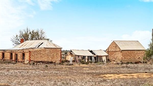 Scrubby sheep country with stone ruins sells for $650,000 near Sedan