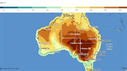 Temperatures to push 50 degrees as heat bomb stalls over inland Australia