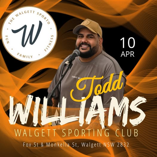 Todd Williams at Walgett Sporting club