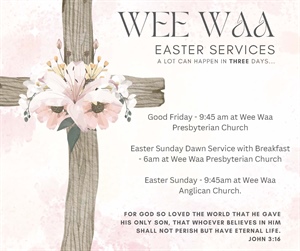 Wee Waa Easter Services