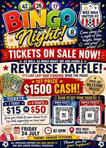 Bingo Night - Wee Waa United FC