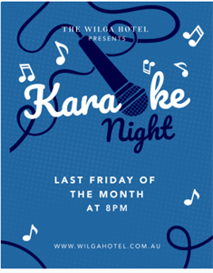 Karaoke at the Wilga Hotel