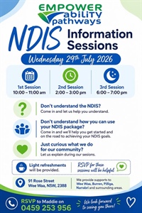 Empower Ability Pathways NDIS Information Sessions