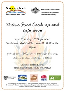 Native Food Cook Up and info arvo