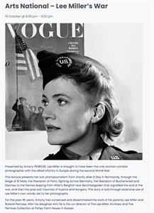 Arts National - Lee Miller's War