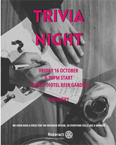 Trivia Night - Tourist Hotel Beer Garden